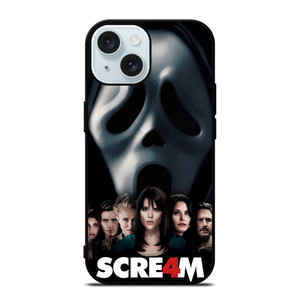 SCREAM 4 HORROR MOVIES iPhone 15 Case Cover SCREAM 4 HORROR MOVIES iPhone 15 Case Cover