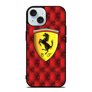 SCUDERIA FERRARI SUPER CAR RED iPhone 15 Case Cover