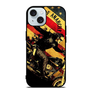 SONS OF ANARCHY USA LOGO iPhone 15 Case Cover SONS OF ANARCHY USA LOGO iPhone 15 Case Cover