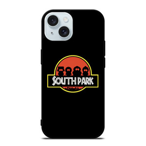 SOUTH PARK AND JURASSIC PARK LOGO FUNNY iPhone 15 Case Cover SOUTH PARK AND JURASSIC PARK LOGO FUNNY iPhone 15 Case Cover