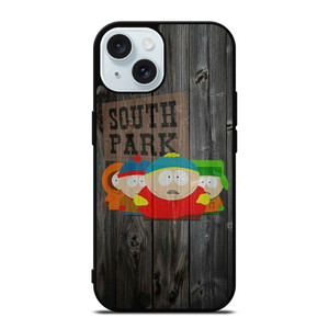 SOUTH PARK WOOD LOGO iPhone 15 Case Cover SOUTH PARK WOOD LOGO iPhone 15 Case Cover