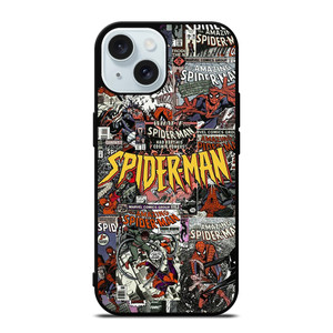 SPIDERMAN MARVEL COMICS iPhone 15 Case Cover SPIDERMAN MARVEL COMICS iPhone 15 Case Cover