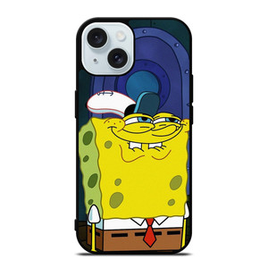 SPONGEBOB SQUAREPANTS EVIL FACE iPhone 15 Case Cover SPONGEBOB SQUAREPANTS EVIL FACE iPhone 15 Case Cover
