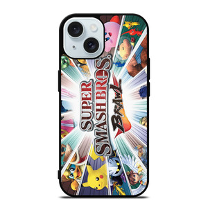 SUPER SMASH BROSH BRAWL LOGO iPhone 15 Case Cover SUPER SMASH BROSH BRAWL LOGO iPhone 15 Case Cover