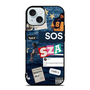 SZA SOS ALBUM COLLAGE iPhone 15 Case Cover
