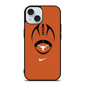 TEXAS LONGHORNS NIKE FOOTBALL SYMBOL iPhone 15 Case Cover TEXAS LONGHORNS NIKE FOOTBALL SYMBOL iPhone 15 Case Cover