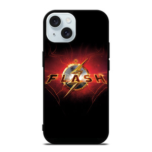THE FLASH SUPERHERO LOGO iPhone 15 Case Cover THE FLASH SUPERHERO LOGO iPhone 15 Case Cover
