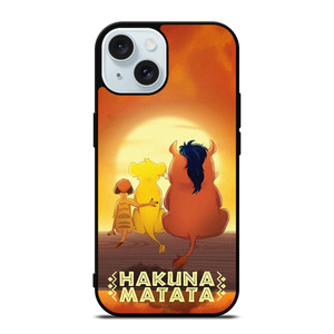 THE LION KING HAKUNA MATATA iPhone 15 Case Cover THE LION KING HAKUNA MATATA iPhone 15 Case Cover