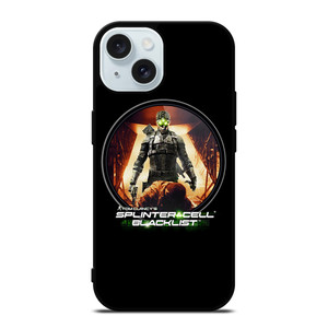 TOM CLANCY'S SPLINTER CELL BLACKLIST LOGO iPhone 15 Case Cover TOM CLANCY'S SPLINTER CELL BLACKLIST LOGO iPhone 15 Case Cover