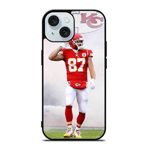 TRAVIS KELCE KANSAS CITY CHIEFS iPhone 15 Case Cover TRAVIS KELCE KANSAS CITY CHIEFS iPhone 15 Case Cover