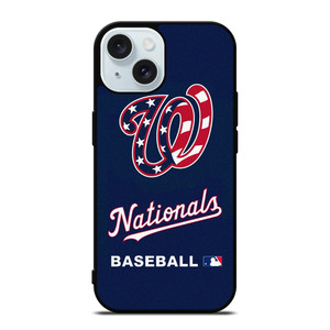 WASHINGTON NATIONALS BASEBALL MLB SYMBOL iPhone 15 Case Cover WASHINGTON NATIONALS BASEBALL MLB SYMBOL iPhone 15 Case Cover
