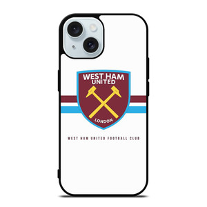 WEST HAM UNITED FOOTBALL CLUB LONDON iPhone 15 Case Cover WEST HAM UNITED FOOTBALL CLUB LONDON iPhone 15 Case Cover