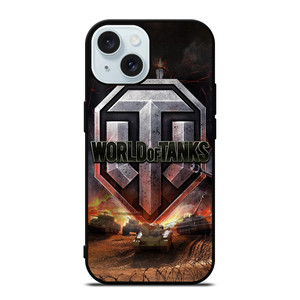 WORLD OF TANKS SHIELD LOGO iPhone 15 Case Cover WORLD OF TANKS SHIELD LOGO iPhone 15 Case Cover