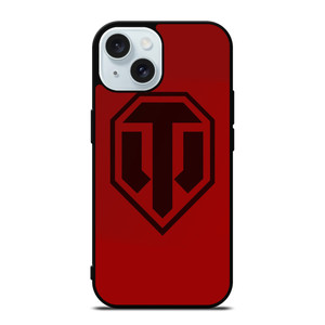 WORLD OF TANKS SYMBOL RED iPhone 15 Case Cover WORLD OF TANKS SYMBOL RED iPhone 15 Case Cover