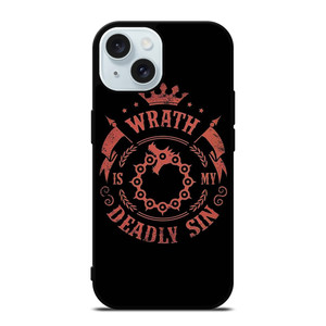 WRATH SEVEN DEADLY SINS SYMBOL iPhone 15 Case Cover WRATH SEVEN DEADLY SINS SYMBOL iPhone 15 Case Cover