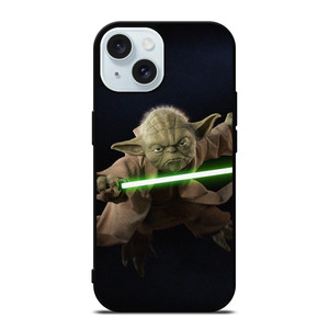 YODA STAR WARS LIGHTSABER iPhone 15 Case Cover YODA STAR WARS LIGHTSABER iPhone 15 Case Cover