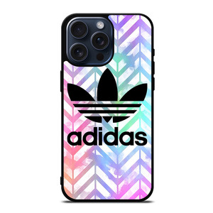 ADIDAS COLORFUL ZIG ZAG LOGO iPhone 15 Pro Max Case Cover ADIDAS COLORFUL ZIG ZAG LOGO iPhone 15 Pro Max Case Cover
