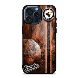 BALTIMORE ORIOLES BASEBALL RUSTY LOGO iPhone 15 Pro Max Case Cover