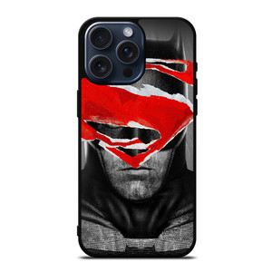 BATMAN SUPERMAN SYMBOL iPhone 15 Pro Max Case Cover