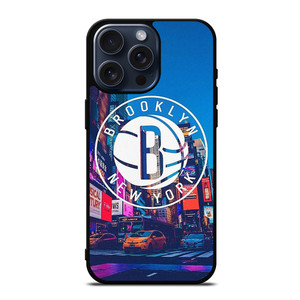 BROOKLYN NEW YORK NBA TIME SQUARE iPhone 15 Pro Max Case Cover BROOKLYN NEW YORK NBA TIME SQUARE iPhone 15 Pro Max Case Cover