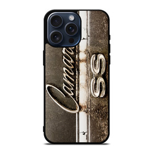 CHEVROLET CAMARO SS RUSTY EMBLEM iPhone 15 Pro Max Case Cover