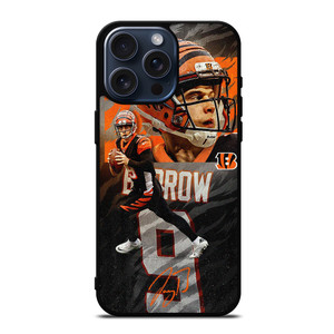 CINCINNATI BENGALS JOE BURROW FOOTBALL iPhone 15 Pro Max Case Cover CINCINNATI BENGALS JOE BURROW FOOTBALL iPhone 15 Pro Max Case Cover