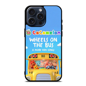 COCOMELON WHEELS ON THE BUS CARTOON iPhone 15 Pro Max Case Cover COCOMELON WHEELS ON THE BUS CARTOON iPhone 15 Pro Max Case Cover