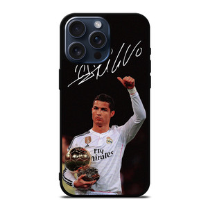 CRISTIANO RONALDO BALLON DOR iPhone 15 Pro Max Case Cover