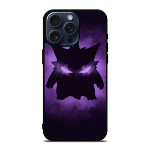 GENGAR SILHOUETTE POKEMON ANIME iPhone 15 Pro Max Case Cover GENGAR SILHOUETTE POKEMON ANIME iPhone 15 Pro Max Case Cover