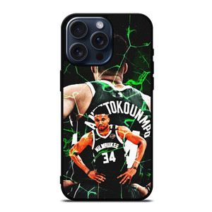 GIANNIS ANTETOKOUNMPO NBA MILWAUKEE BUCKS iPhone 15 Pro Max Case Cover GIANNIS ANTETOKOUNMPO NBA MILWAUKEE BUCKS iPhone 15 Pro Max Case Cover