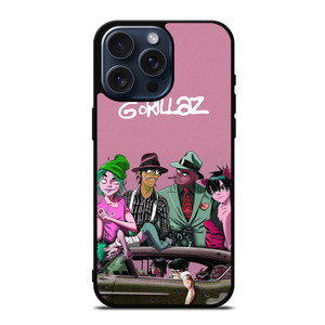 GORILLAZ BAND PINK iPhone 15 Pro Max Case Cover GORILLAZ BAND PINK iPhone 15 Pro Max Case Cover