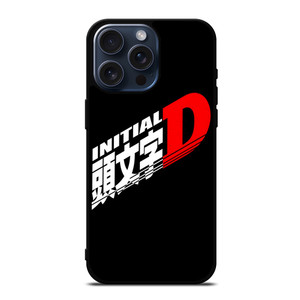 INITIAL D MANGA LOGO iPhone 15 Pro Max Case Cover INITIAL D MANGA LOGO iPhone 15 Pro Max Case Cover