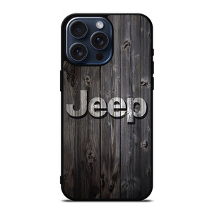 JEEP WOOD LOGO iPhone 15 Pro Max Case Cover JEEP WOOD LOGO iPhone 15 Pro Max Case Cover