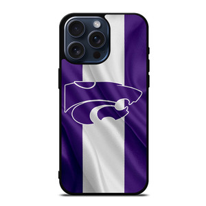 KANSAS STATE WILDCATS FLAG iPhone 15 Pro Max Case Cover KANSAS STATE WILDCATS FLAG iPhone 15 Pro Max Case Cover