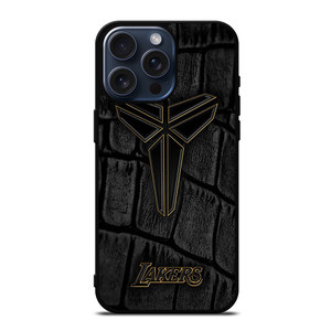 LA LAKERS NBA BLACK SKIN iPhone 15 Pro Max Case Cover