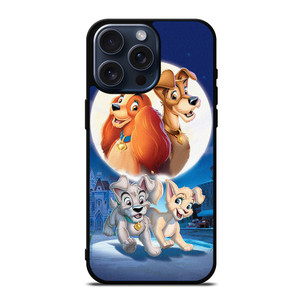 LADY AND THE TRAMP CARTOON DISNEY iPhone 15 Pro Max Case Cover