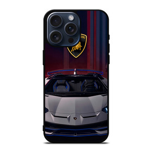 LAMBORGHINI AVENTADOR EMBLEM iPhone 15 Pro Max Case Cover