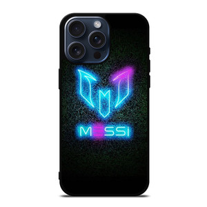 LIONEL MESSI NEON LOGO iPhone 15 Pro Max Case Cover