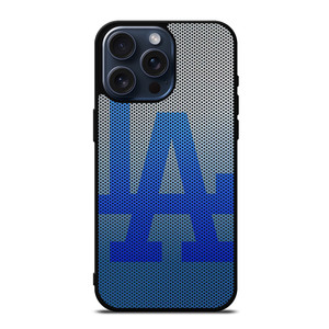LOS ANGELES DODGERS METAL CARBON iPhone 15 Pro Max Case Cover