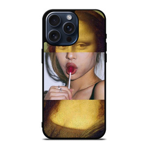 MONA LISA CANDY DOPE iPhone 15 Pro Max Case Cover MONA LISA CANDY DOPE iPhone 15 Pro Max Case Cover