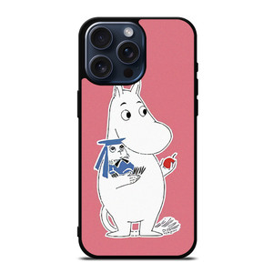 MOOMIN KAWAII CARTOON PINK iPhone 15 Pro Max Case Cover MOOMIN KAWAII CARTOON PINK iPhone 15 Pro Max Case Cover