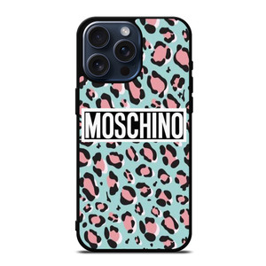 MOSCHINO LEOPARD SKIN iPhone 15 Pro Max Case Cover MOSCHINO LEOPARD SKIN iPhone 15 Pro Max Case Cover