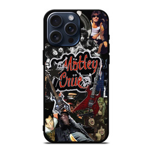 MOTLEY CRUE METAL BAND COLLAGE iPhone 15 Pro Max Case Cover MOTLEY CRUE METAL BAND COLLAGE iPhone 15 Pro Max Case Cover