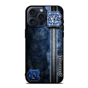 NORTH CAROLINA TAR HEELS GRUNGE LOGO iPhone 15 Pro Max Case Cover