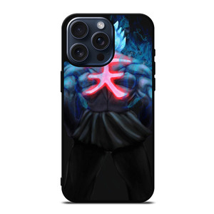 ONI AKUMA STREET FIGHTER SYMBOL iPhone 15 Pro Max Case Cover