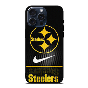 PITTSBURGH STEELERS CARBON NIKE iPhone 15 Pro Max Case Cover PITTSBURGH STEELERS CARBON NIKE iPhone 15 Pro Max Case Cover