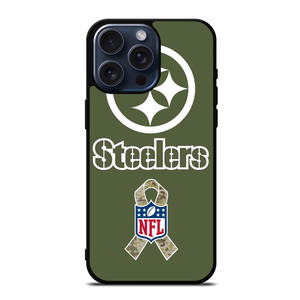 PITTSBURGH STEELERS NFL FOOTBALL BADGE iPhone 15 Pro Max Case Cover