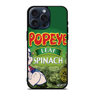 POPEYE LEAF SPINACH iPhone 15 Pro Max Case Cover