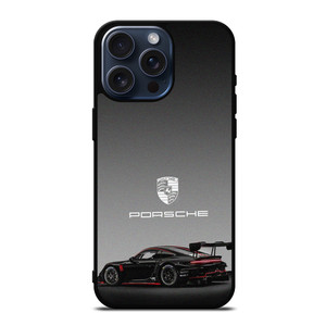 PORSCHE 911 GT3 RS BLACK iPhone 15 Pro Max Case Cover