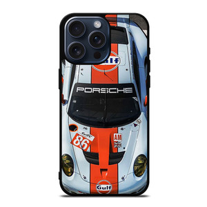 PORSCHE GULF RACING CAR iPhone 15 Pro Max Case Cover